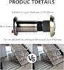 Door Viewer, Solid Brass 220 Degree Peephole, with 16mm (5/8) Drill Bit Wide Angle Door Spy Hole, Security for Front Door for 35-60mm Thick Doors Peep Hole, Door Spyhole for Safety, Bronze
