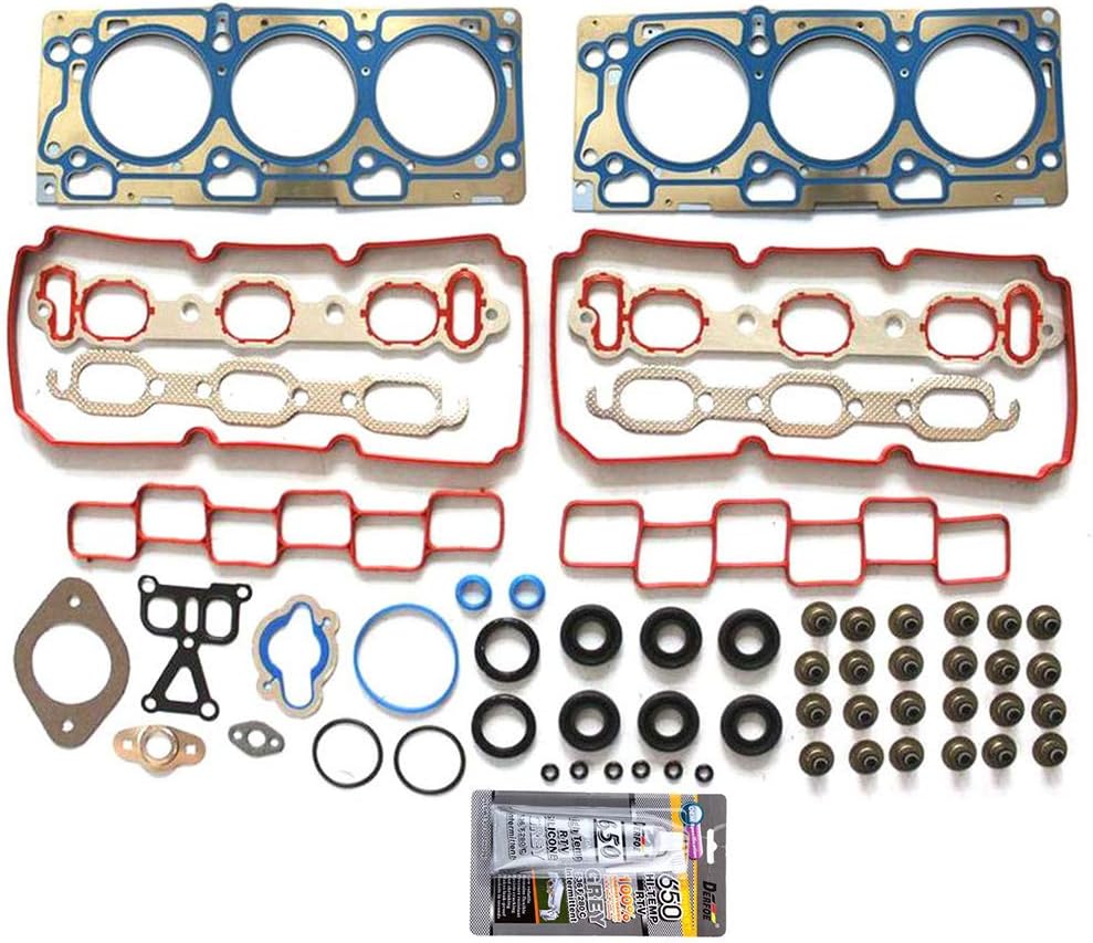 HS26208PT-2,HS54372A Engine Cylinder Head Gasket Sets Replacement for Chrysler for 300 Limited 3.5L Sedan 2007-2010 for Chrysler for Sebring Limited 3.5L Convertible 2008-2010