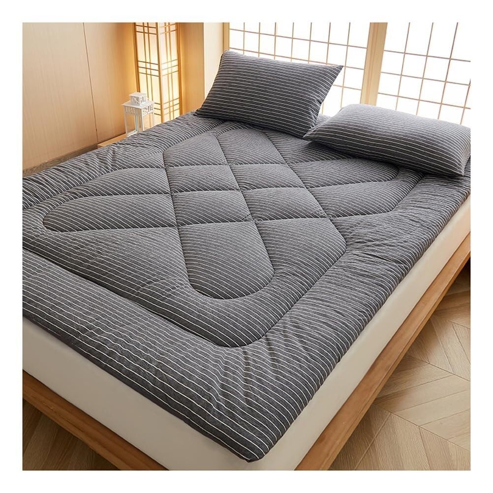 Materasso pieghevole giapponese portatile, ispessito, arrotolabile, da campeggio, comodo e traspirante, letto da viaggio per uso esterno e domestico