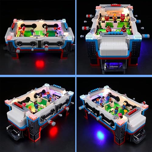 Miniatura 4 de VONADO Kit de luz LED para Lego Table Football 21337 sin modelo kit de iluminación compatible con juguetes de construcción Lego 21337 kit de luz