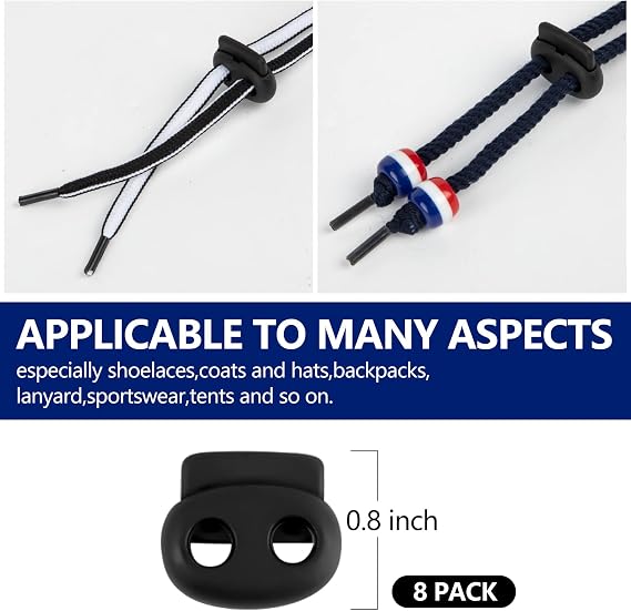 FFNIU 24 Pack Replacement Drawstrings for Sweatpants Shorts Hoodies with Flexible Threader, Black or White Universal Drawstrings for Jackets Coats Pants Swim Trunks Shoe Laces Tote Bags 51 Long
