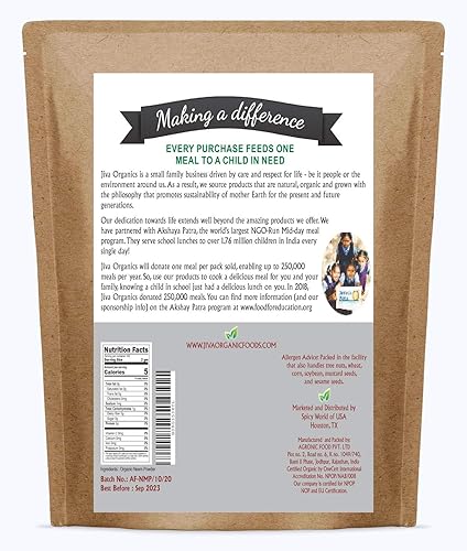 Miniatura 9 de Jiva Organics Polvo orgánico de hoja de neem bolsa a granel de 1.5 libras - Azadirachta Indica - Hierba ayurvédica pura y natural - Polvo de neem