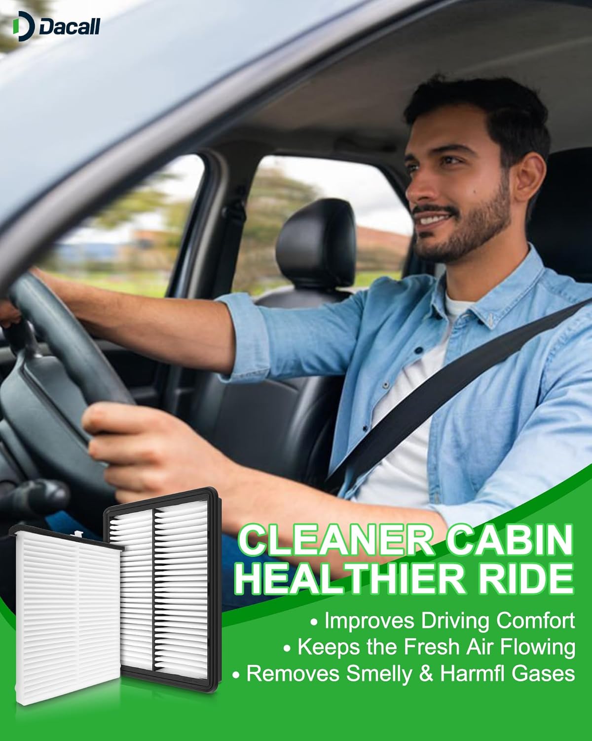 Cabin & Engine Air Filter Set Fit for Mazda 3 (2014-2018), Mazda 6 (2014-2021), Mazda CX-5 2.0L/2.5L (2013-2025), Replace Part NO. KD45-61-J6X, PE07133A0A