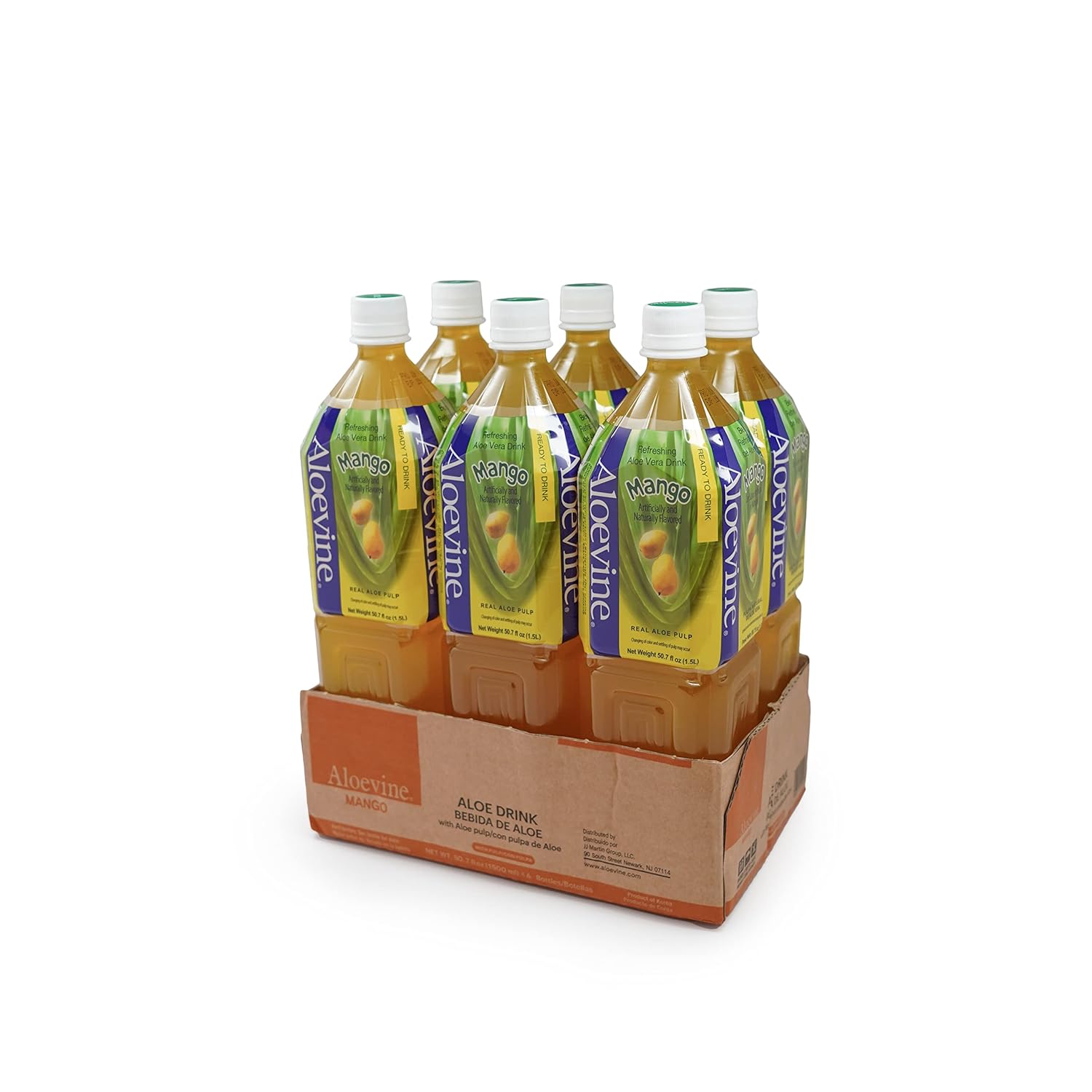 ALOEVINE Aloe Vera Drink 50.7 oz. 6 Pack (Original)