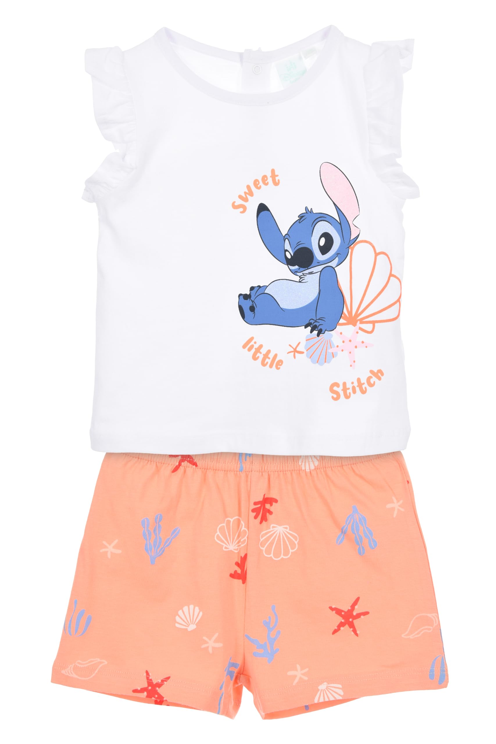 Disney Lilo et Stitch, T Shirt + Short, Bébé Fille