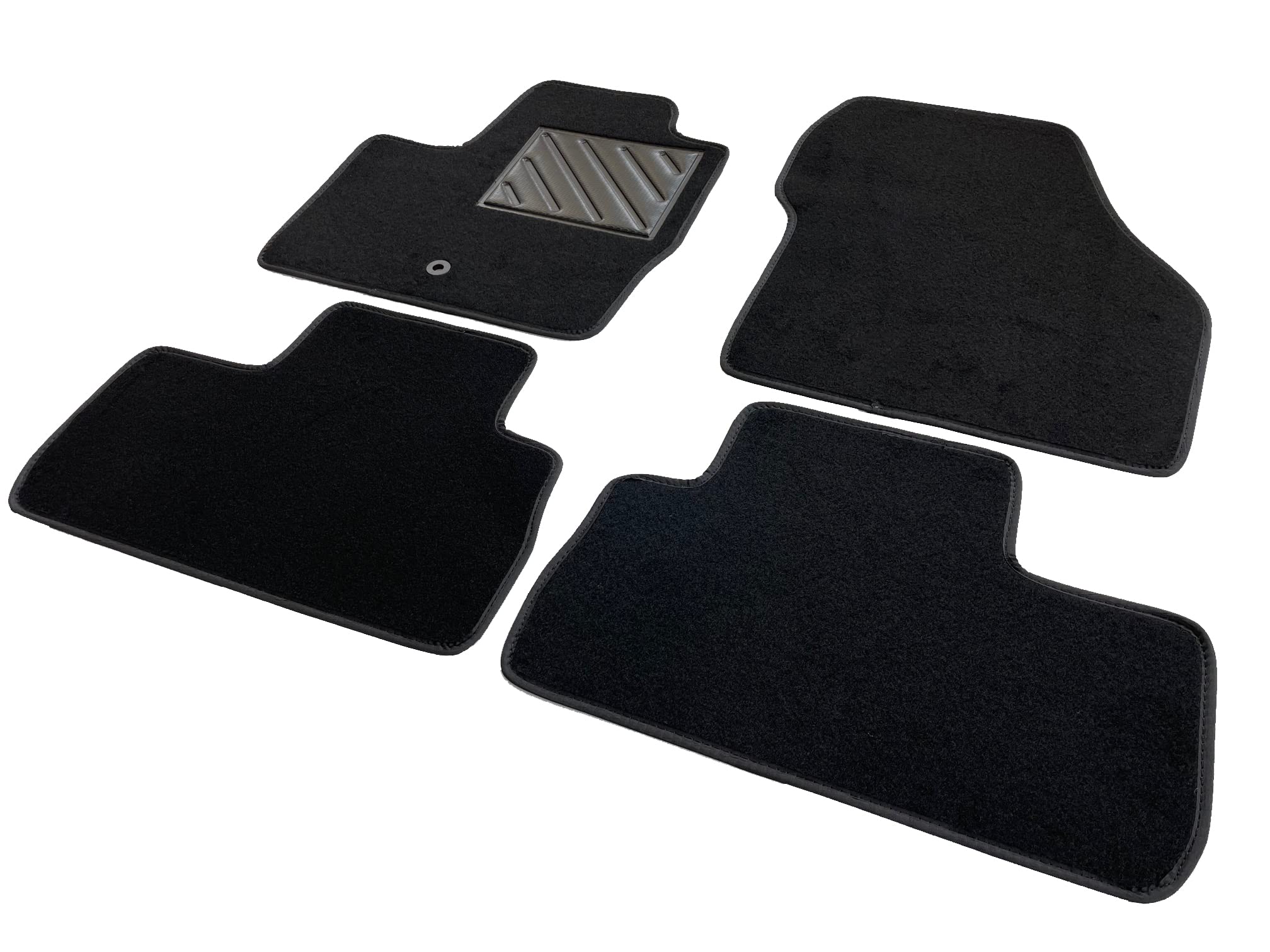 Alfombrillas para Land Rover Freelander 2 2007-2012 a Medida, Antideslizantes, talonera de Goma Reforzada, Botones de fijación