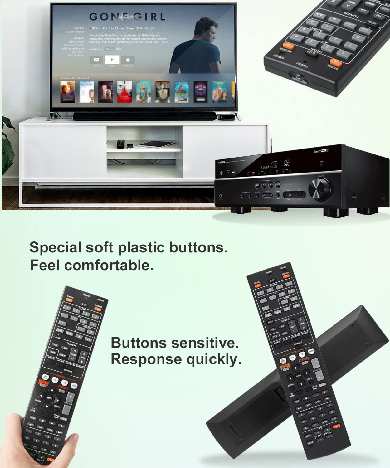 Amazon.com: JISOWA Replacement for Yamaha AV Receiver Remote
