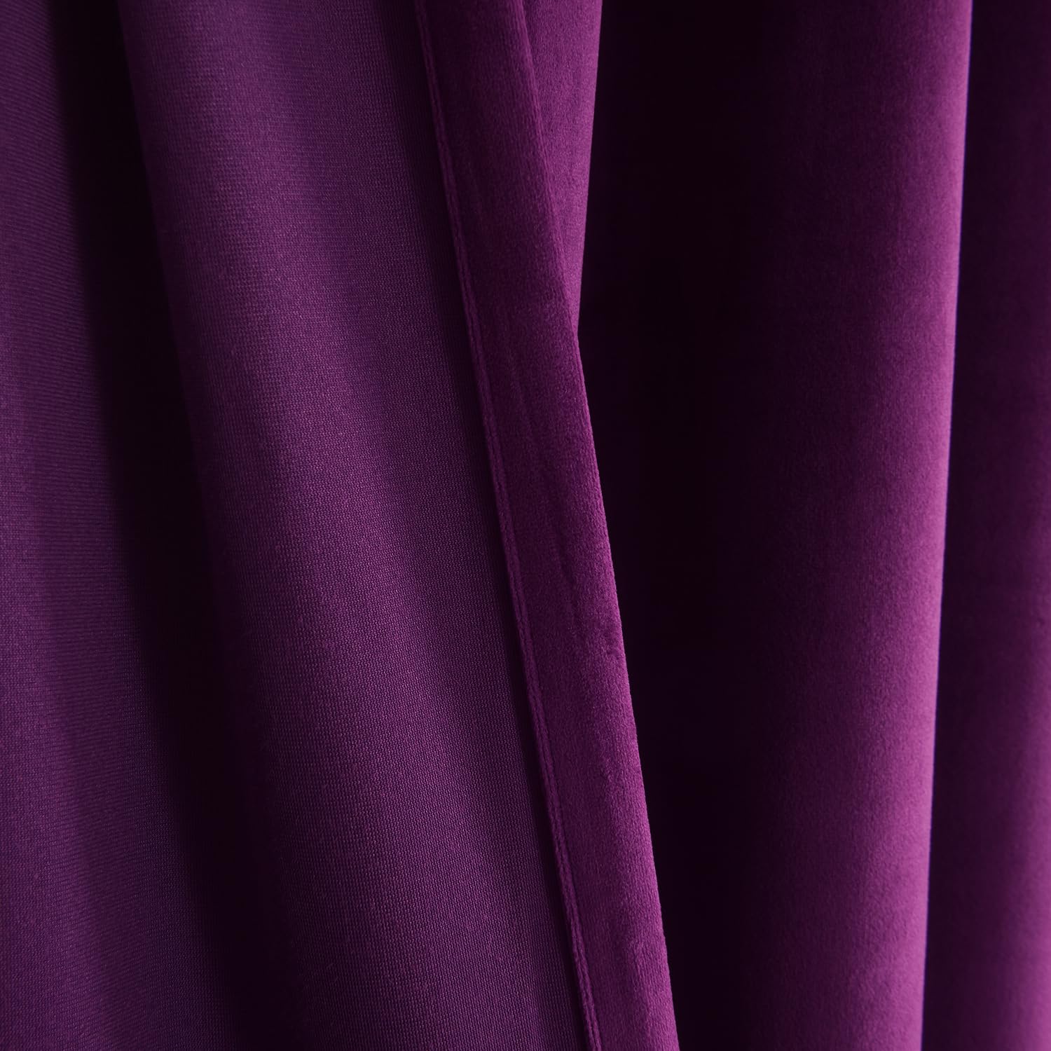 Roslynwood Violette Orchidee Kinderzimmer Sonnenlicht Samtvorhänge – Elegante Innendekoration große Fenster Verdunkelung Samt Vorhänge für Wohnzimmer, 132 x 274 cm lang, lila Orchidee, 2 Stück