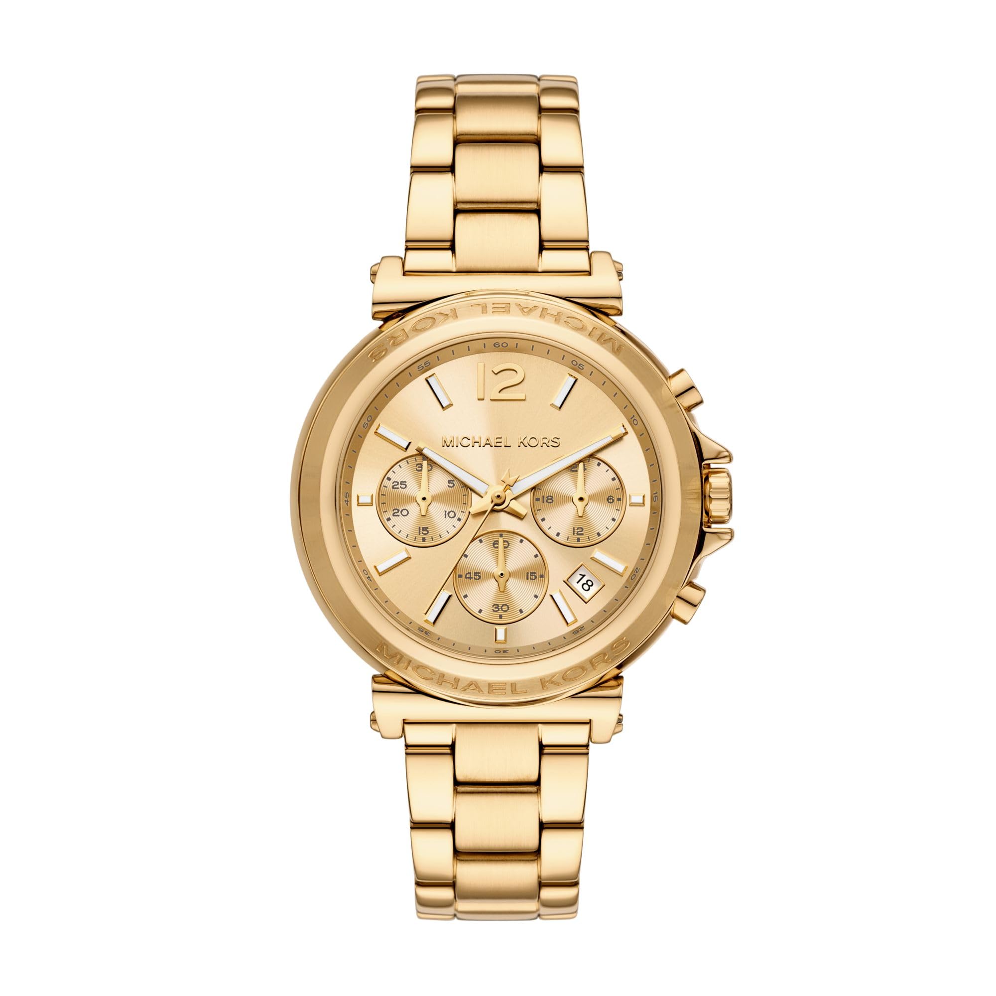 Michael Kors Stainless Steel Analog Gold Dial Womens Watch-Mk7493, Band Color:Gold (B0D955M1LK) Amazon Price History, Amazon Price Tracker