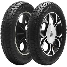 2packs 12" inch 12 1/2x2 1/4 Wheel Tire Assembly 12x2.25/250 Solid Tires Wheels for Electric Wheel Chair Mobility Scooter Mini bike