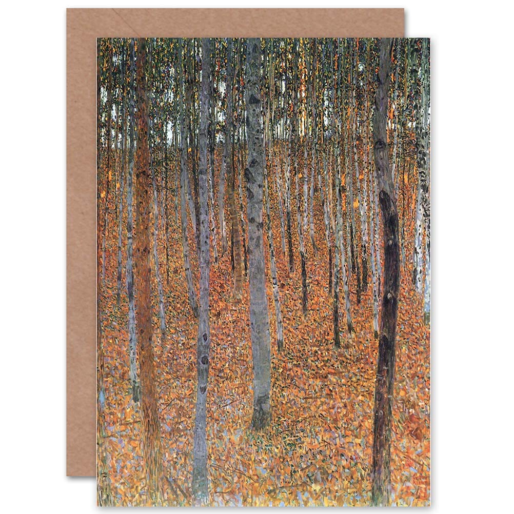 Artery8 Greeting Card - Beech Grove - Brown