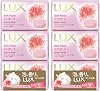 LUX ラックス ボディソープ ソフトローズ 固形石鹸せっけん 6個パック 75g×6 × 2