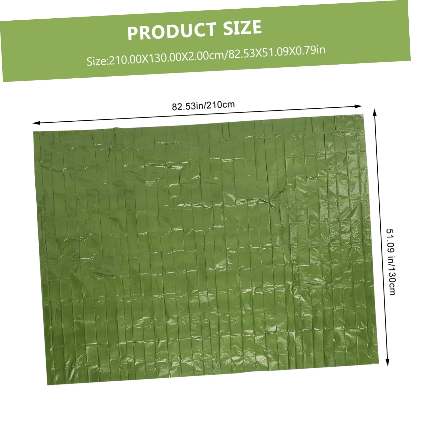 Hemoton Thermal Insulation Sleeping Bag Waterproof Emergency Survival Blanket for Camping Outdoor Activities