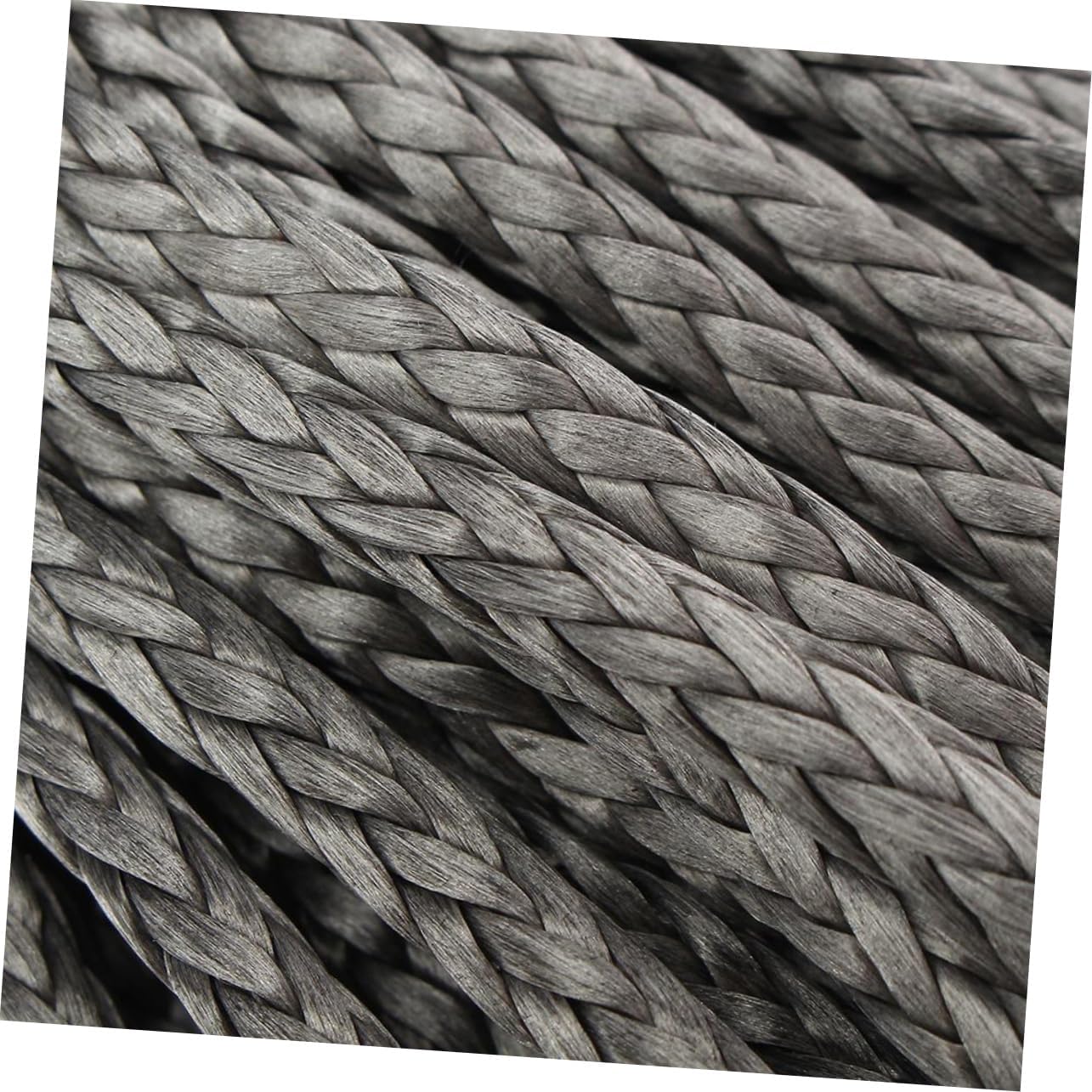 Synthetic Winch Rope 1/4 x 50 7700LBS Heavy Duty Cable for ATV UTV SUV Vehicle Trailers Hook and Stopper