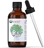 HBNO MCT Oil Pulling Peppermint - Huge 4 oz 120ml Value Size - Ideal for Everyday use as a Mouth freshener