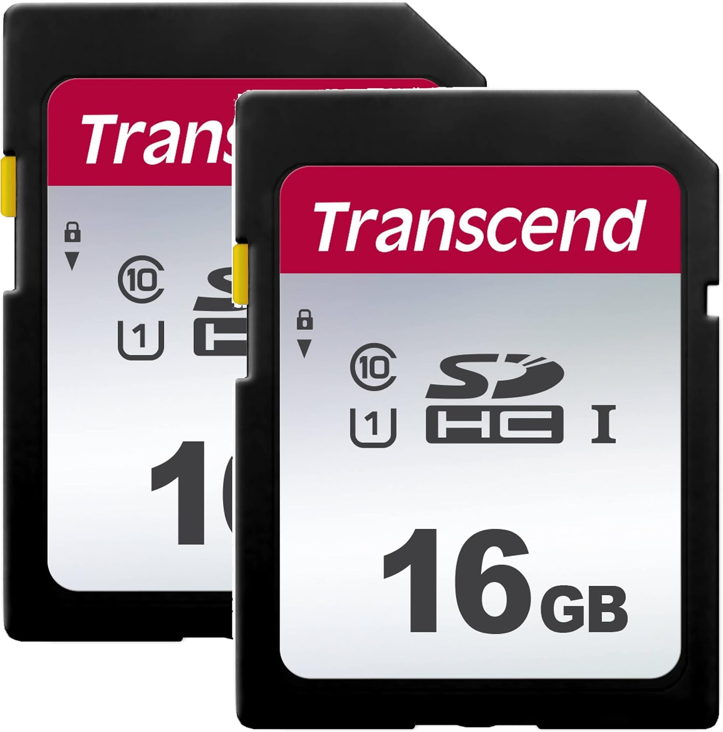 2 Pack 16GB Memory Card, Compatible with Polaroid Snap Instant Digital Camera Memory Card 2 x 16GB microSDHC Memory Card with SD Adapter (2 Pack)