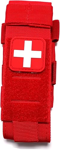 Molle de corte láser táctico de operación con una sola mano para torniquete médico y bolsa de soporte de cizalla, bolsa de primeros auxilios, kit de