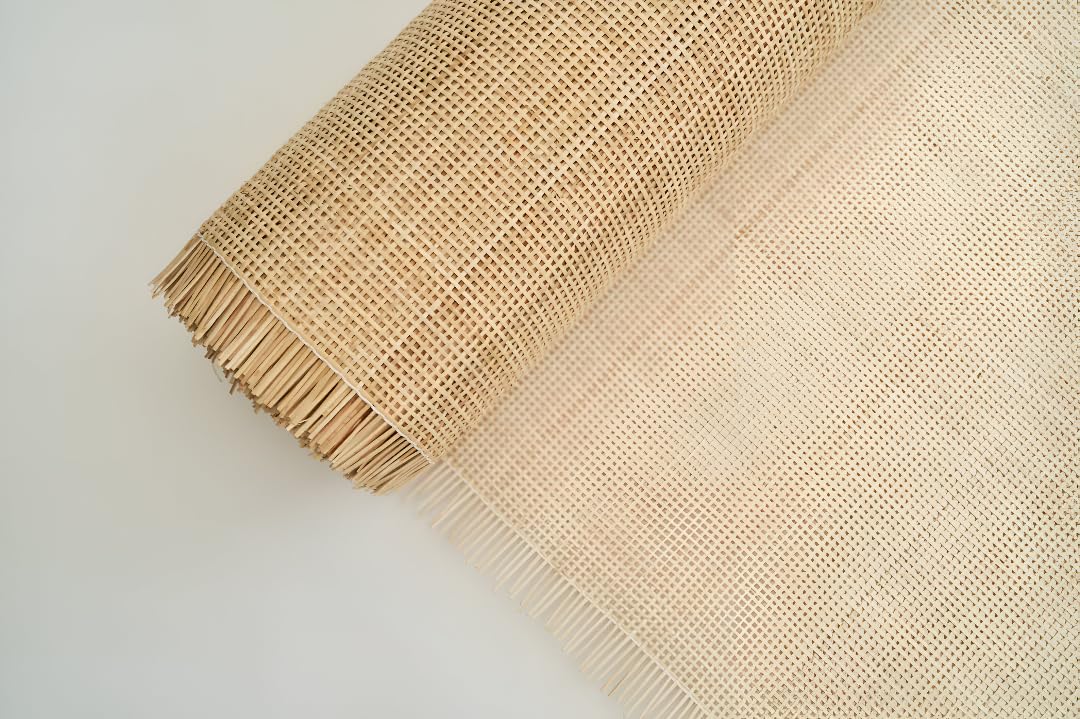 A J Cane Store Nature Square Cane Webbing for Caning Projects Natural Pre - Woven Open Mesh Cane - PE Rattan Cane Webbing Rattan Roll Cabinet Chair (16x96 inch)-image-33