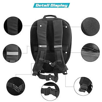 LED Rider Backpack ブラック Loy Led Rider BagPack – TECHNO KHAN STORE