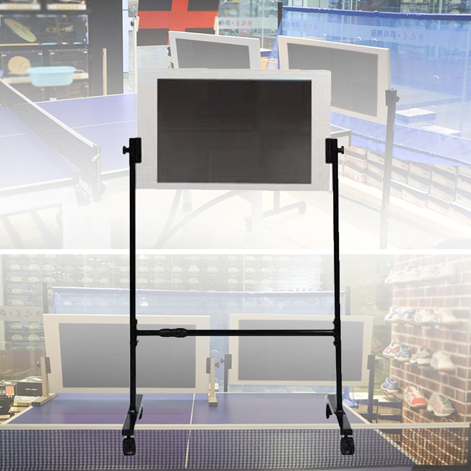 8-Piece Table Tennis Return Board Self-Training Table Tennis Return Board Equipment Professional Table Tennis Practice Device Self-Learning Table Tennis Accessories 360° Adjustable