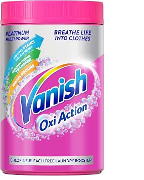 Vanish Oxi Action Platinum Multi Power Laundry Booster, 1.57 kg, Pack of 1 | Protects Colours | Removes Odours and Stains Even at 30 C