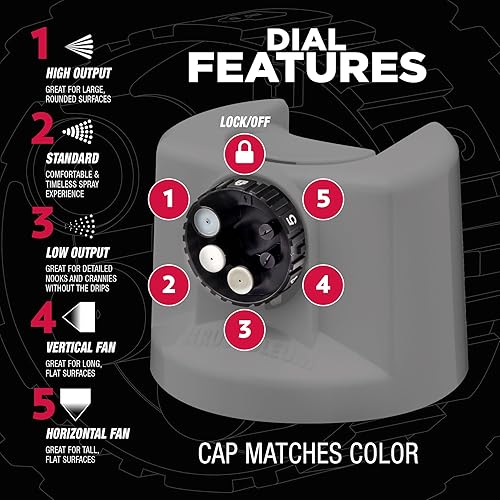 Vista 294 de Rust-Oleum 376885 Pintura en aerosol 5 en 1 personalizada para prevención del óxido, 12 onzas, transparente brillante