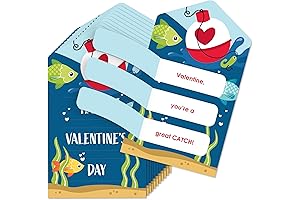 Big Dot of Happiness Let's Go Fishing - Fish Cards for Kids...