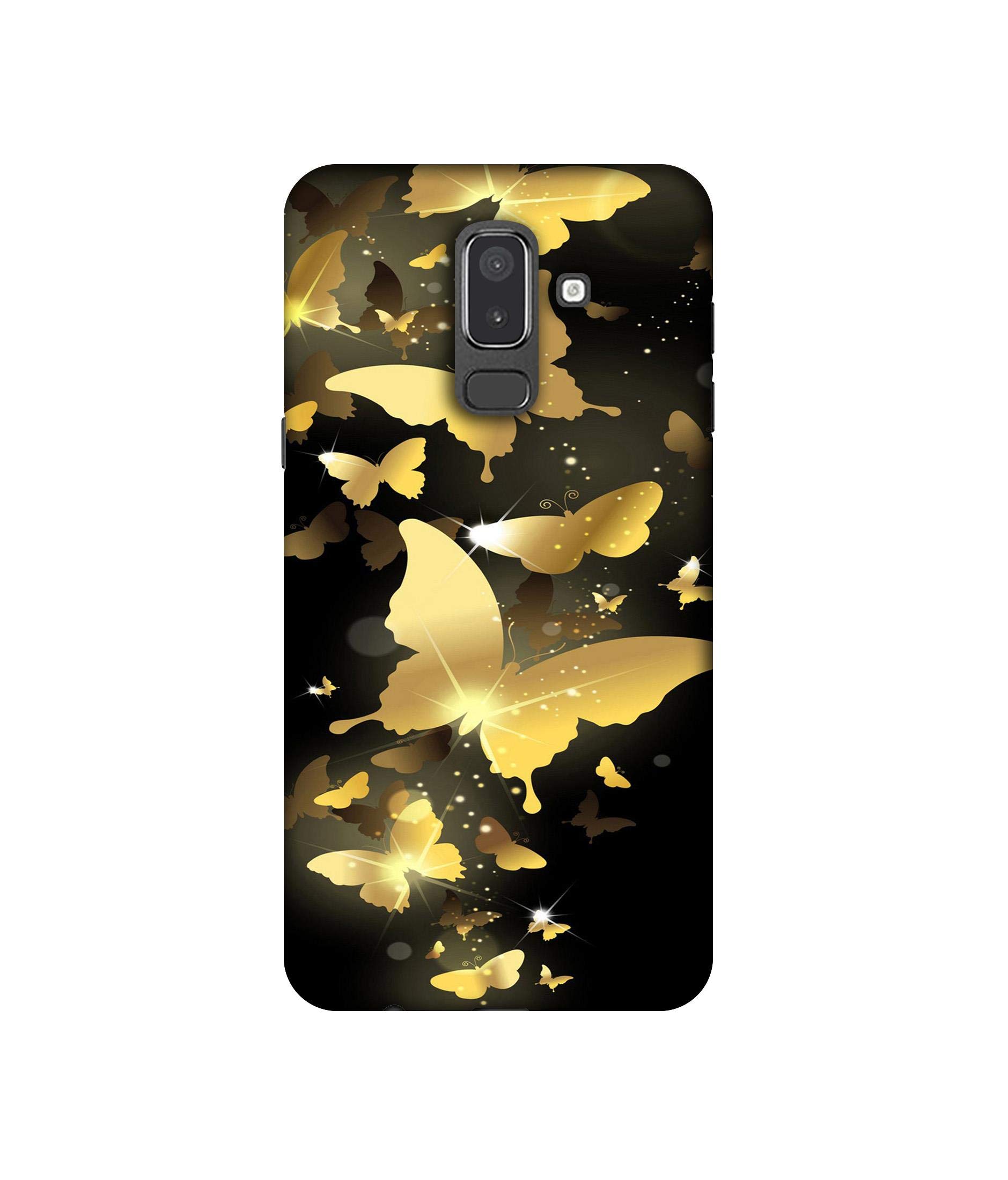 Amazon Brand - Solimo Plastic Designer Golden Butterfly Pattern 3D Printed Hard Back Case Mobile Cover for Samsung Galaxy J8 (B0853WXZHF) Amazon Price History, Amazon Price Tracker