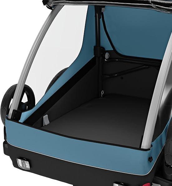 Thule, Courier, 2 Seater Bike Trailer, Blu, U, Unisex-Adult - 4