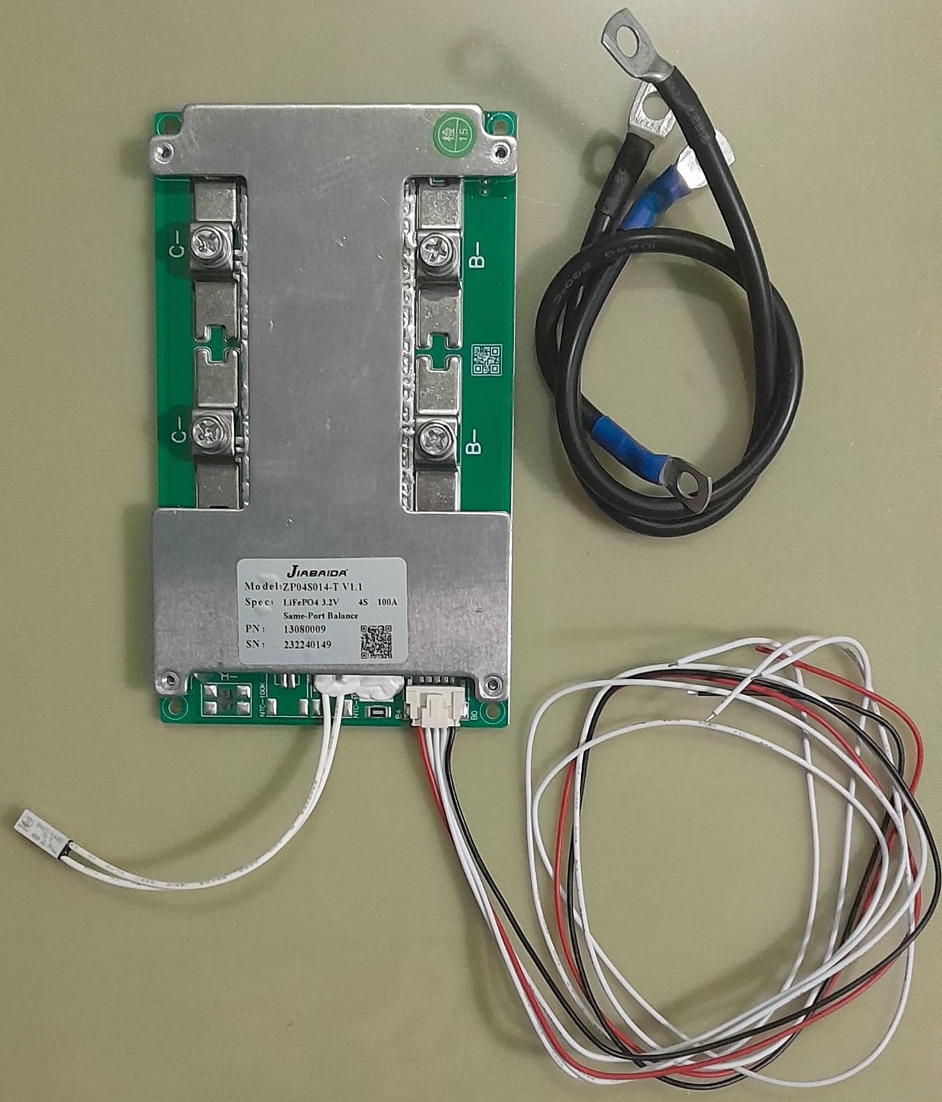 LFP 4S,12V, 100A Hardware Battery Charging Cum Protection [ BMS -JBD ] for LiFePO4 Battery Packs, NTC Supported, Ideal for LFP Battery Packs, Inverter, Solar, EV's. with Silicone Connector Wires.-picture-19