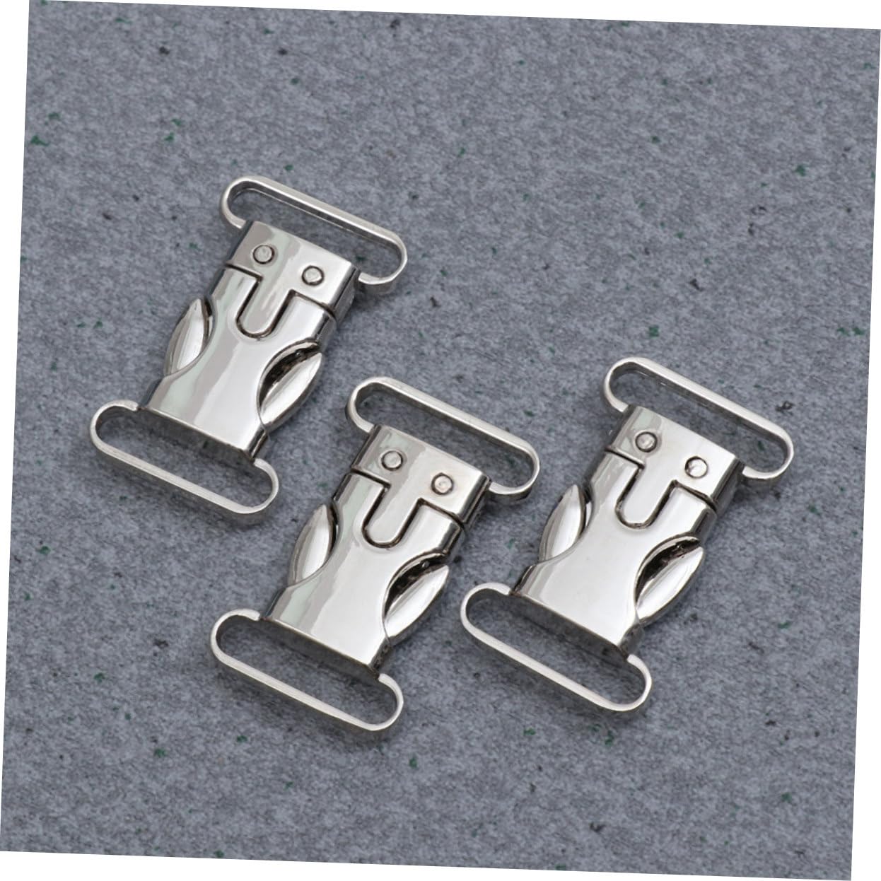 NUOBESTY 20 Piezas Correas Con Hebillas Hebilla Mm De Metal Para Cordón Clips Laterales De Metal Para Mochila s De Cuello Cinturones Para Hombres Con De