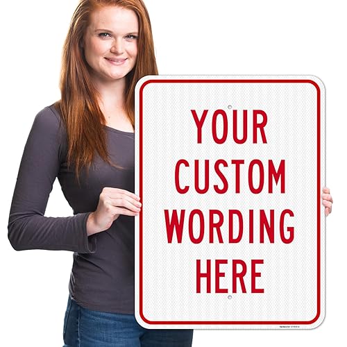 Miniatura 2 de Letrero personalizado, letreros metálicos personalizables, para oficina, negocios, lugar de trabajo, oficina, hogar, Airbnb, letreros de entrega, 18