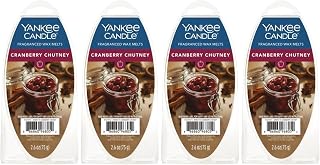 Yankee Candle Fragranced Wax Melts (Cranberry Chutney, Pack of 4)