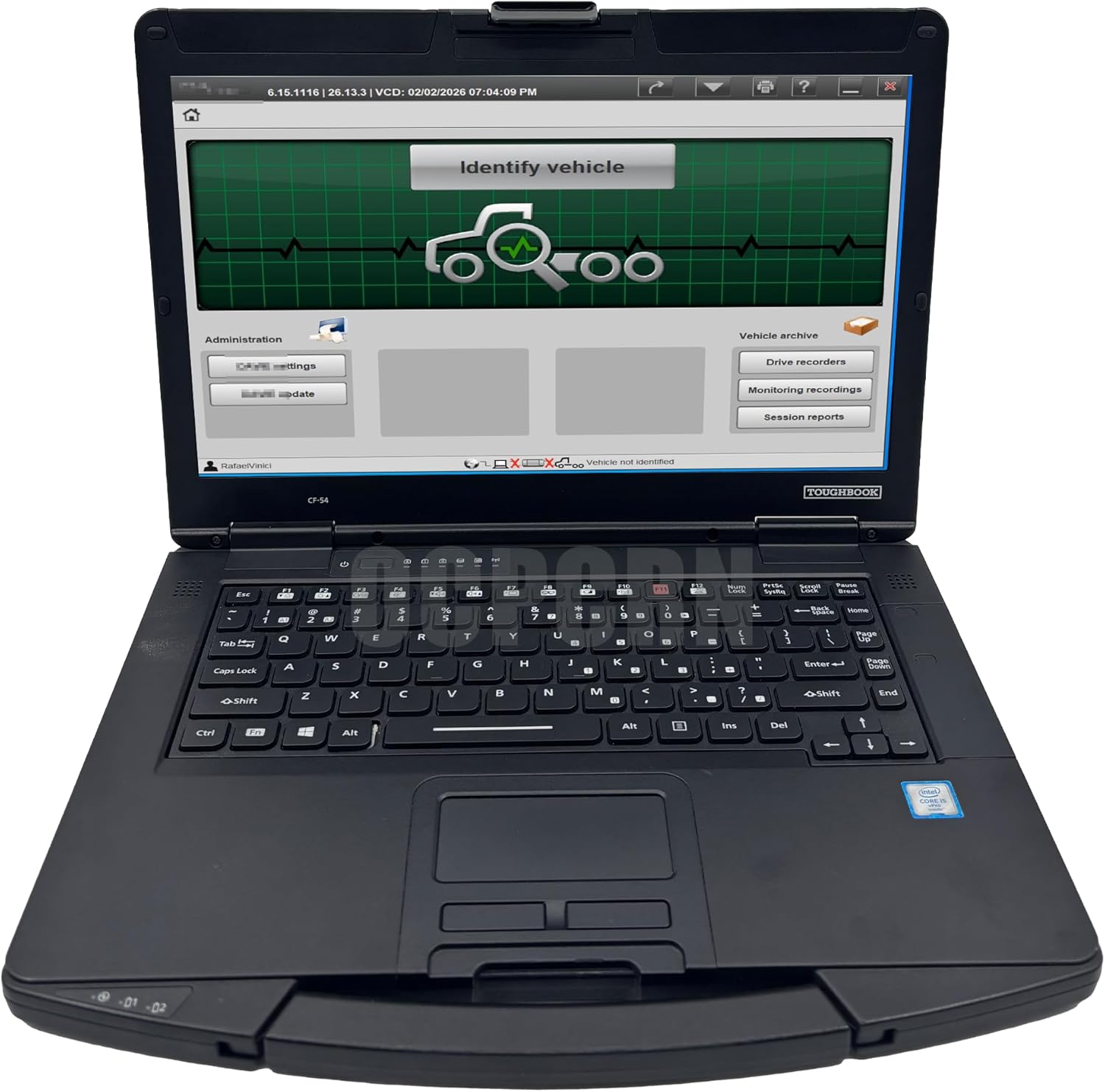 PAC CARr DAVIiEe 4 & ESAa Diagnostic Software with Laptop, 1 Year License for USA & Canada, Compatible with Kenwortth Peterbiilt Heavy Duty Truck (CF54+PACC ARR DAVIiEe 4+ESAa)