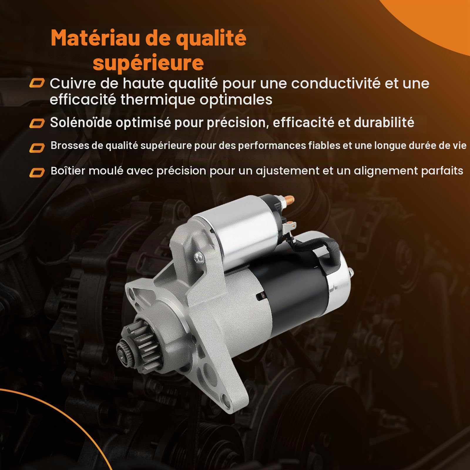 maXpeedingrods 14 dents Démarreur pour Mazda Rx8 2,2 kW 2003-12