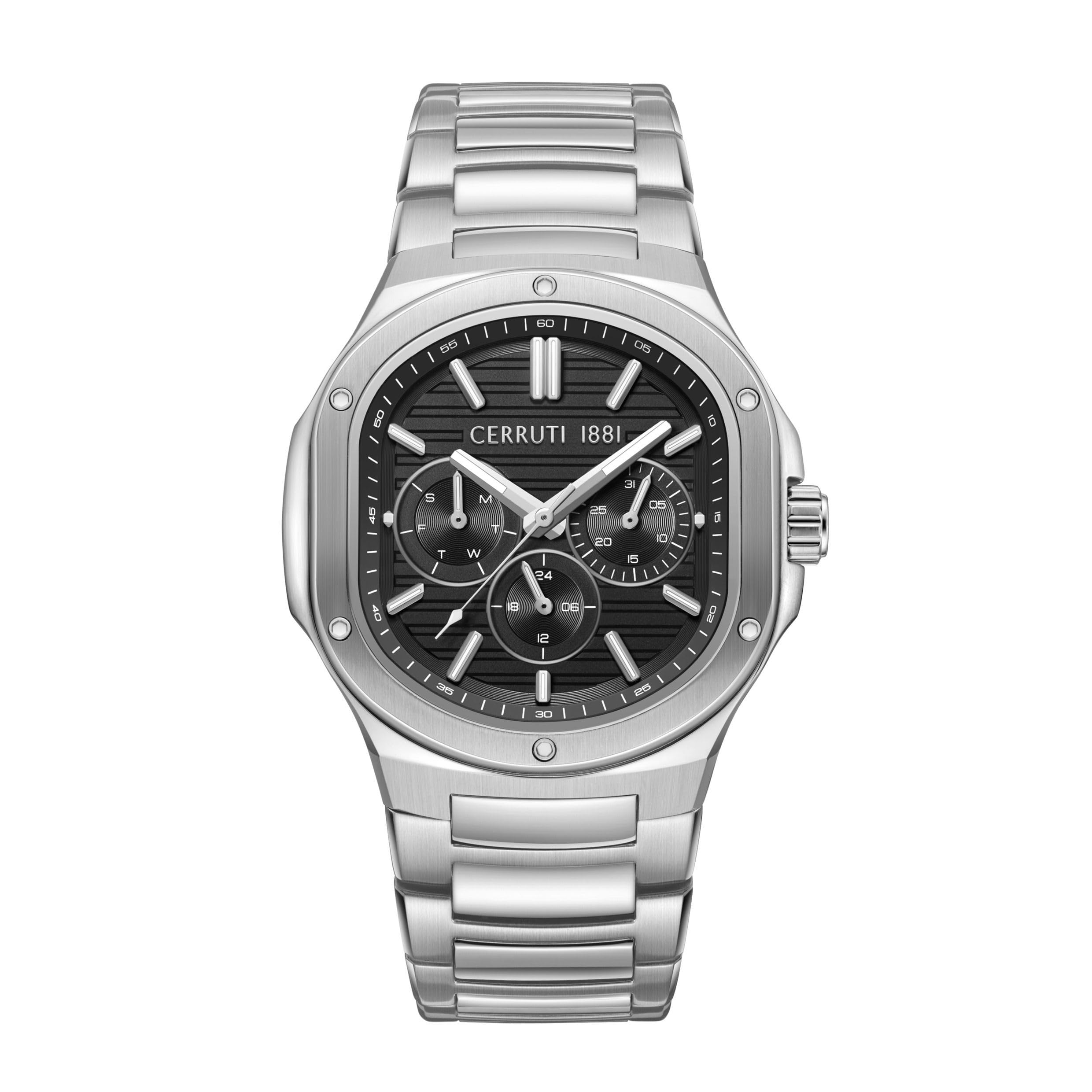 Trento Function Watch - Quartz Watch Movement - Case Width: 47 mm - Stainless Steel - 5 ATM