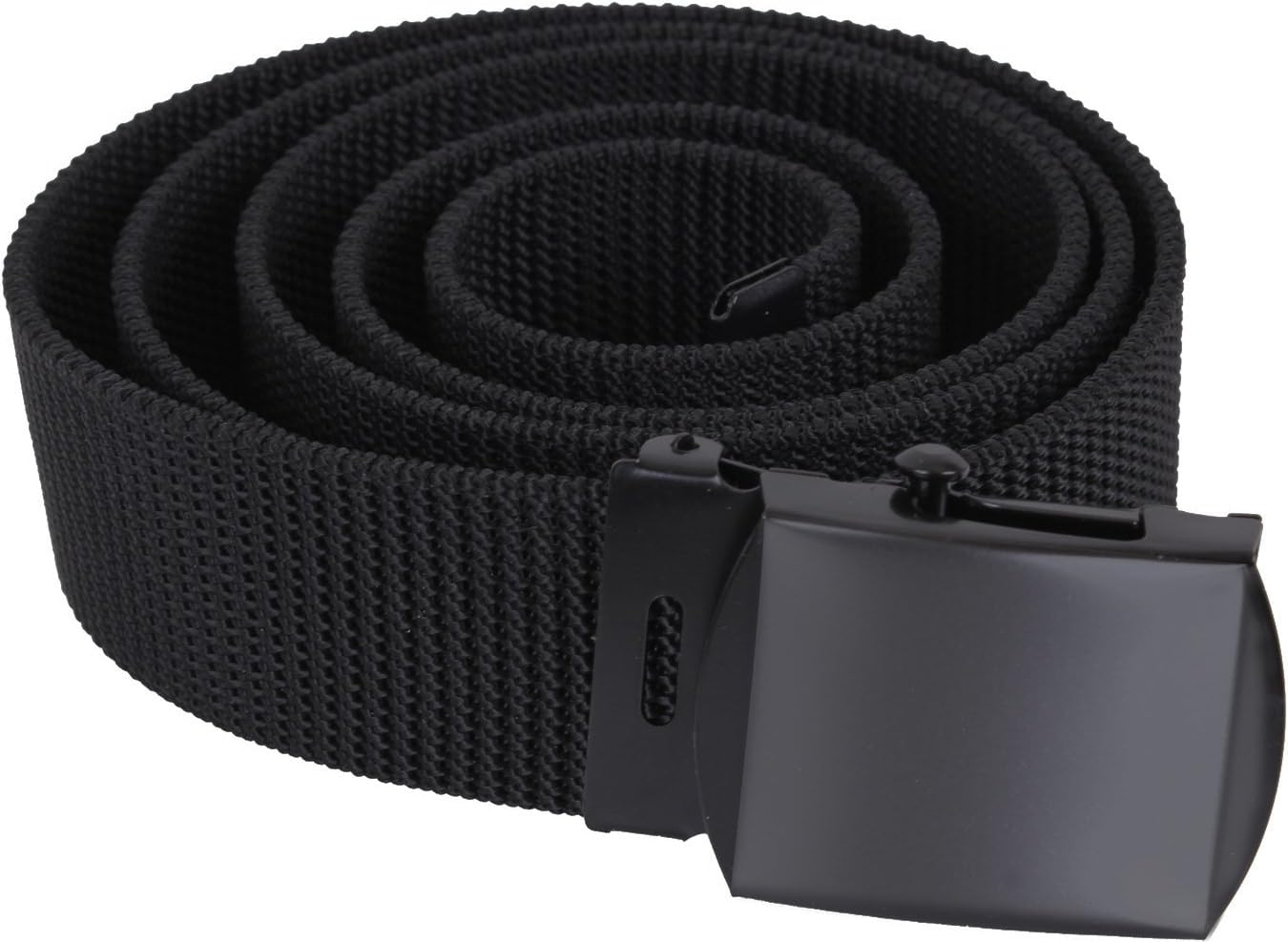 Army Universe Nylon Web Belt Reversible Heavy Duty Tactical Military Waist Webbed Belt with Metal Slider Buckle