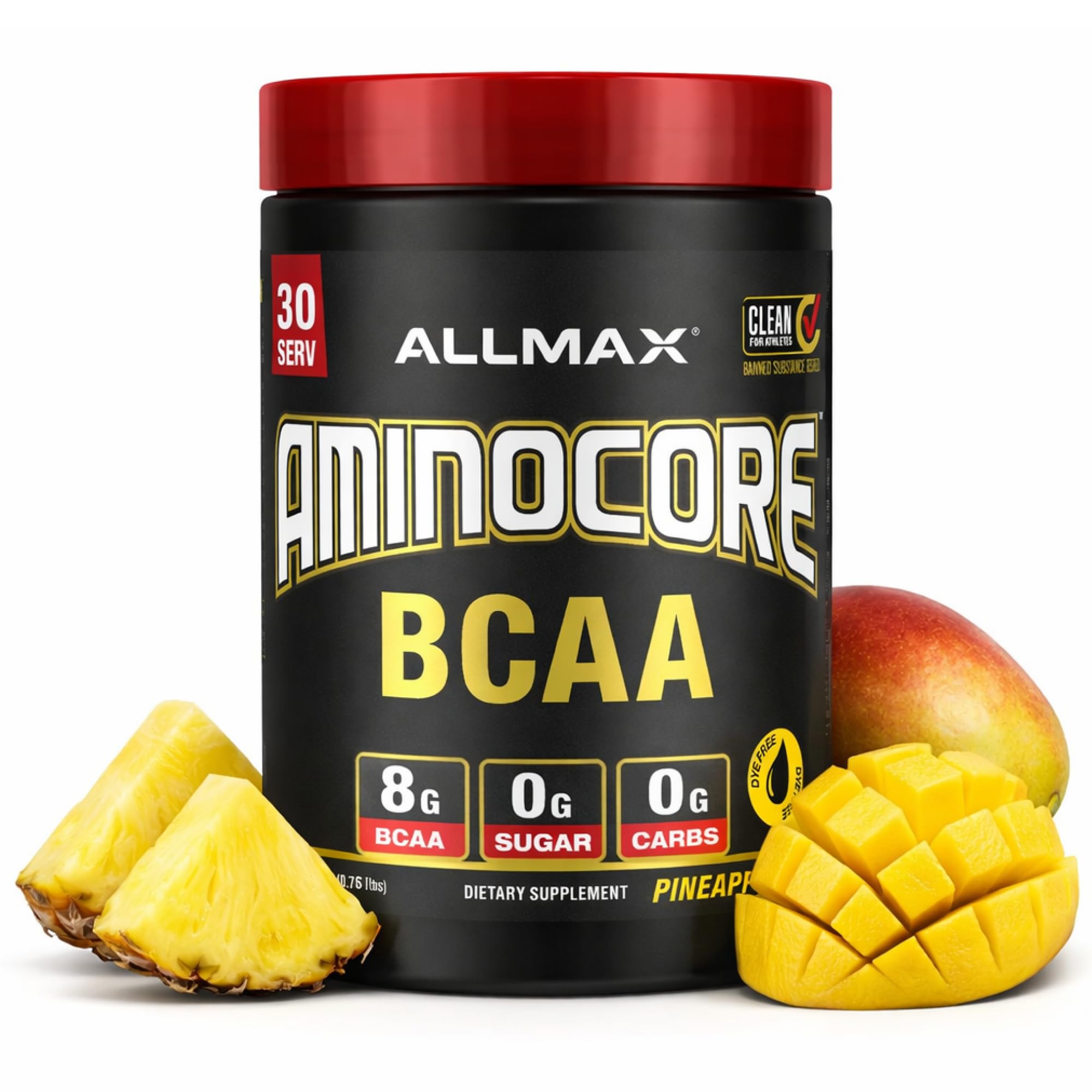 Nutrition, AMINOCORE BCAA, Pineapple Mango, 0.69 lbs (315 g)