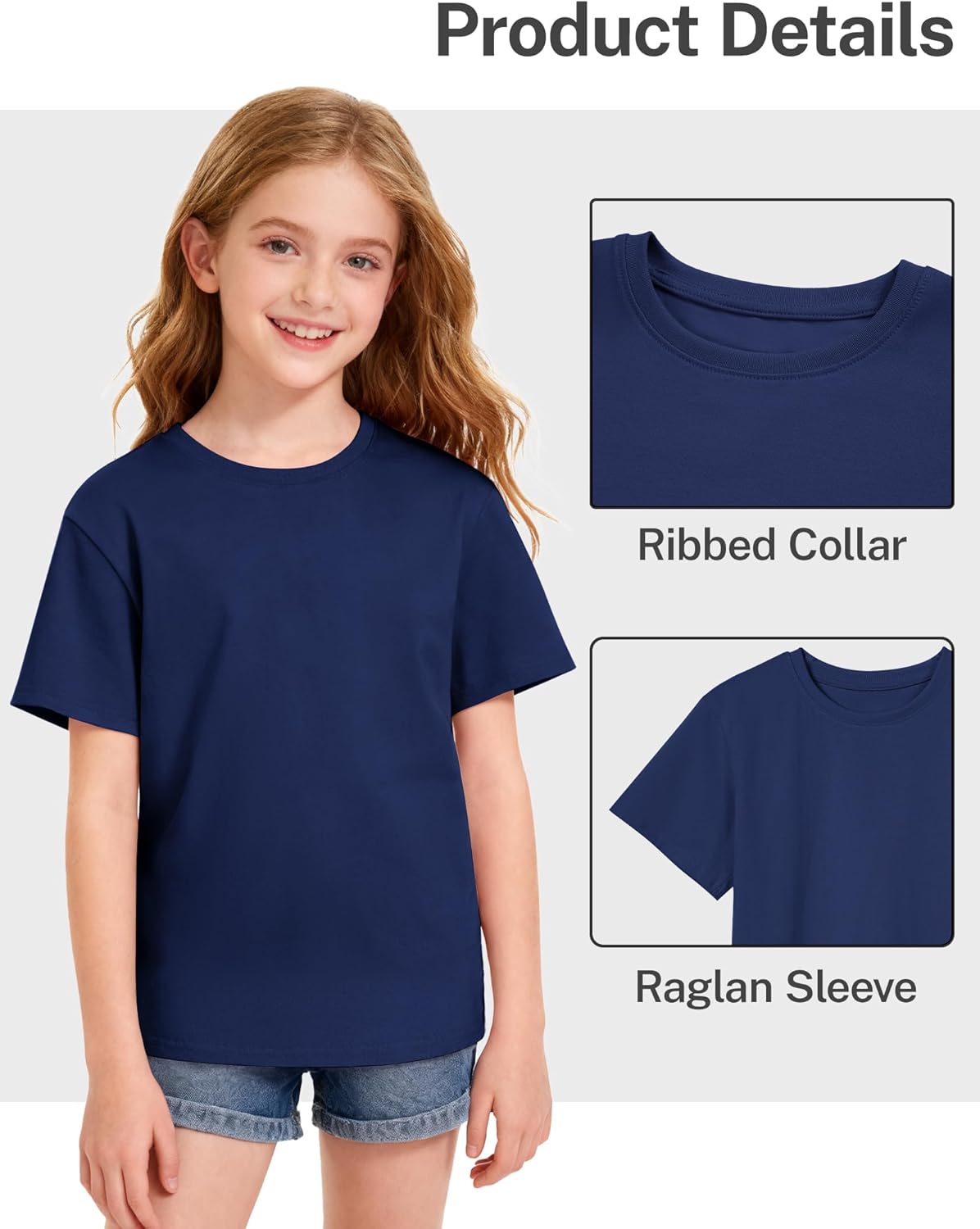 Girls Short Sleeve T-Shirts Oversize Top Shirt for Tween Girl Trendy Clothes Size 5-14 Years - Image 6