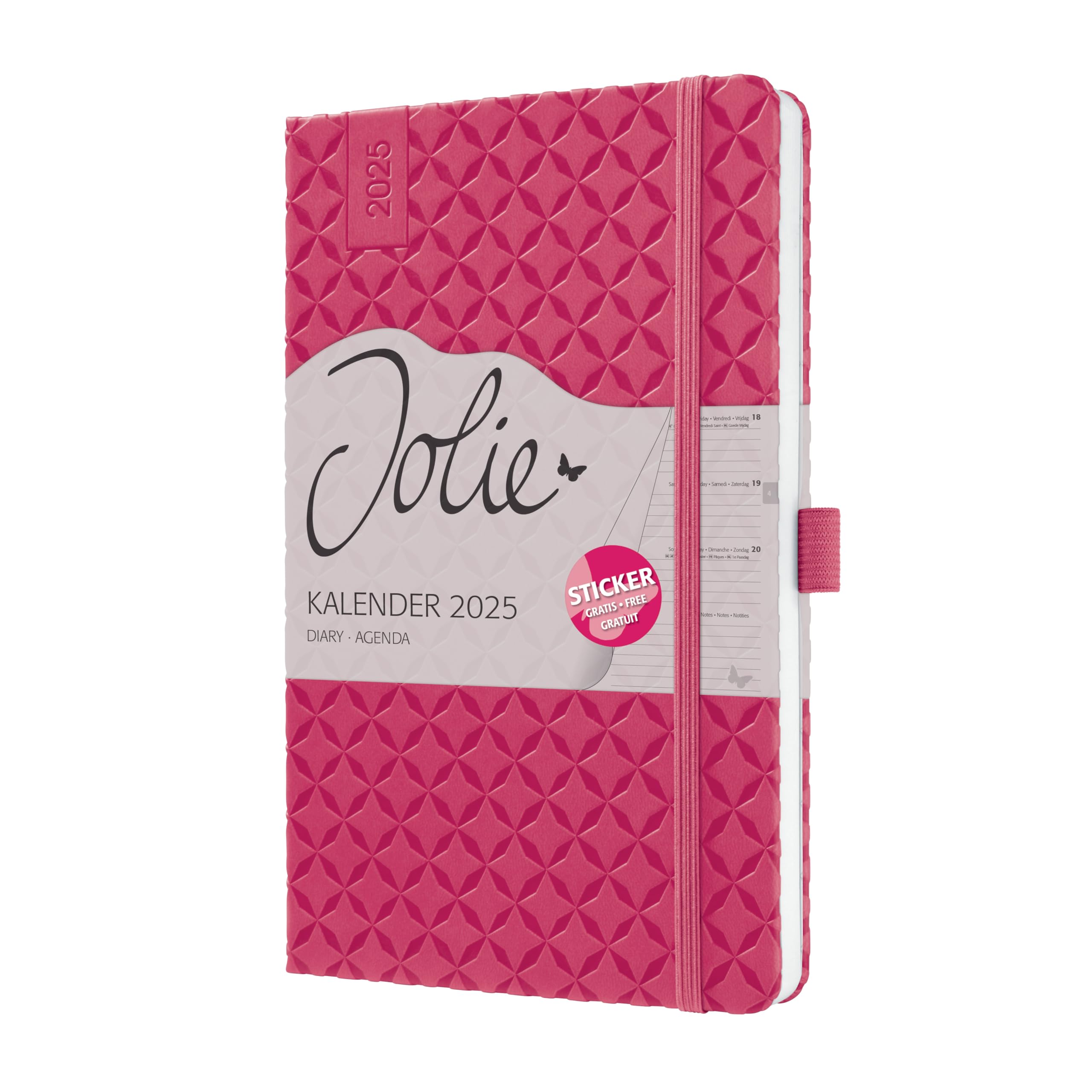 SIGEL J4205 Jolie Agenda Semainier 2024, Couverture Rigide, image size:2560x2560