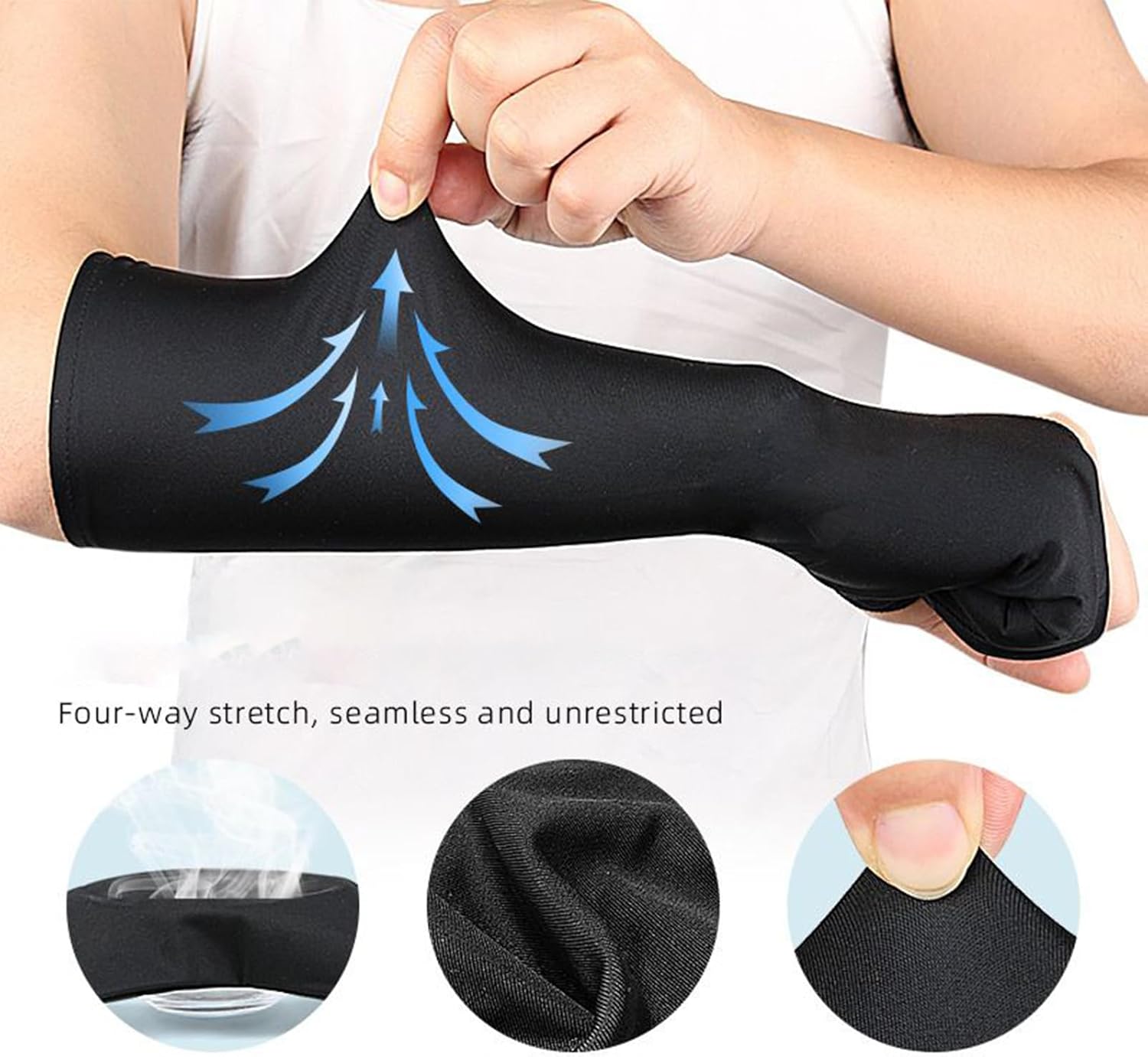 Drwaing Gloves| Drawing Glove Right Hand | Two Fingers Painting Mitten Extended Drawing Glove Left | Artist Anti Smudge | for Hands Elbow Painters Paper Sketching Writing