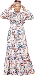 عباية كاجوال بتصميم زهور وأكمام طويلة للنساء