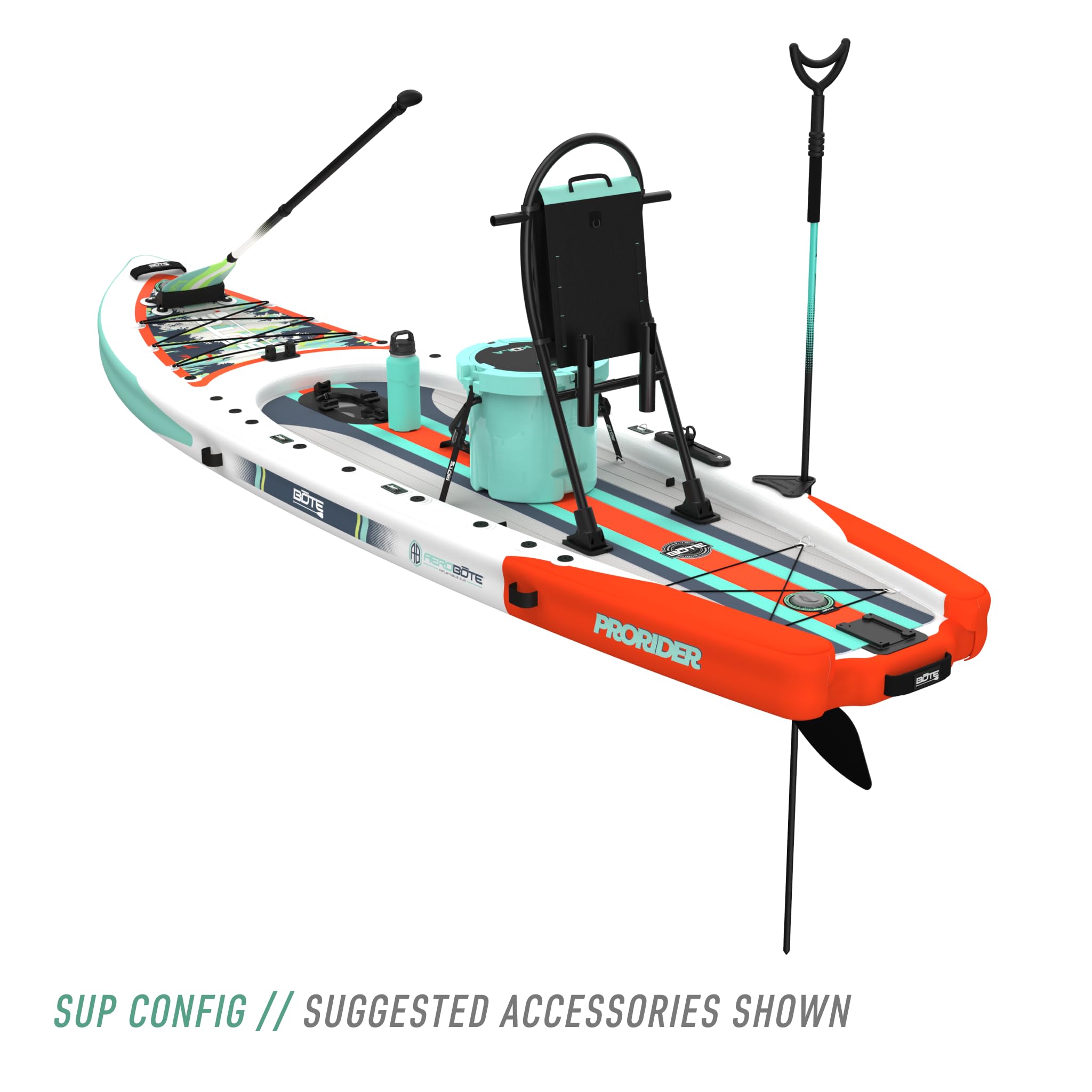 BOTE ProRider Aero Inflatable Fishing SUP | Hybrid Pedal Drive Board