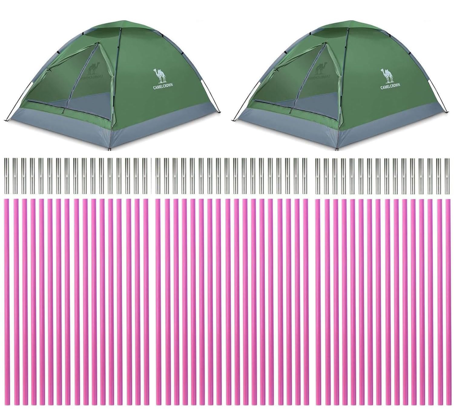 Túnel de cultivo de plantas con postes flexibles de 17 pulgadas para proteger tu huerto casero