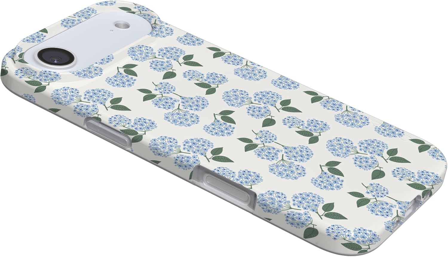 Casely iPhone 17 Air Case | Nantucket Cottage | Blue Hydrangea | Compatible with MagSafe | Classic Ultra Slim Design