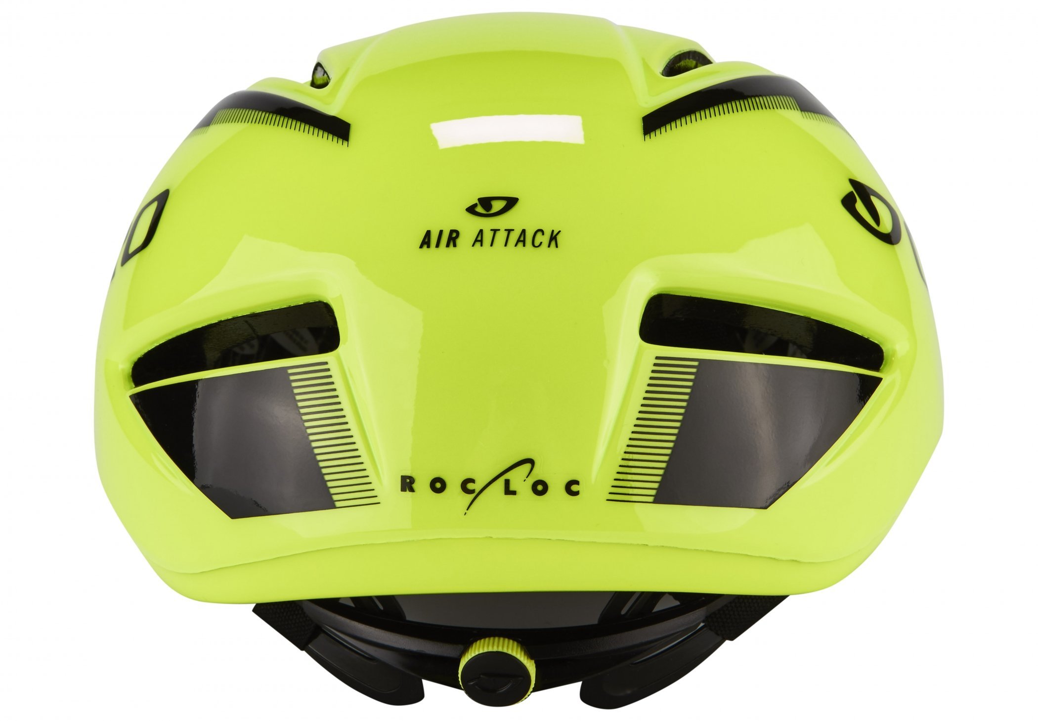Giro casco da bicicletta per adulti Air Attack 16, Unisex, Fahrradhelm Air Attack 16, giallo fluo/nero, L