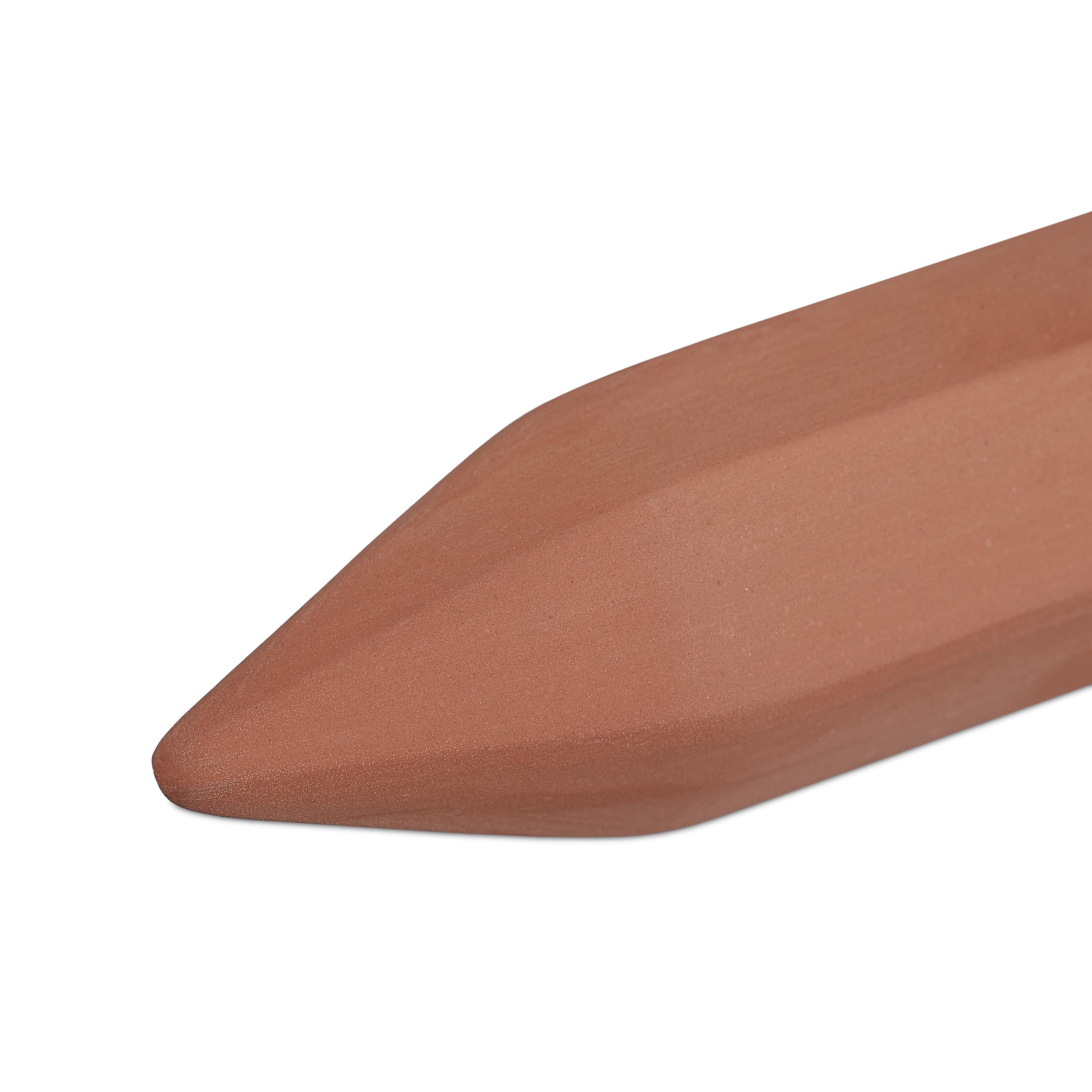 Relaxdays Tonspitzen Bewässerung, 4er Set, Keramik, Gießhilfe für 1,5 l Flaschen, Gießkegel HBT: 14x4,5x4 cm, Terracotta, Teracotta (Packung mit 2)