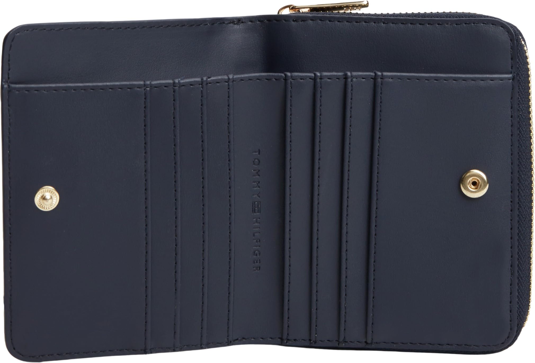 Tommy Hilfiger Damen Geldbörse Icon Klein, Blau (Space Blue), Einheitsgröße