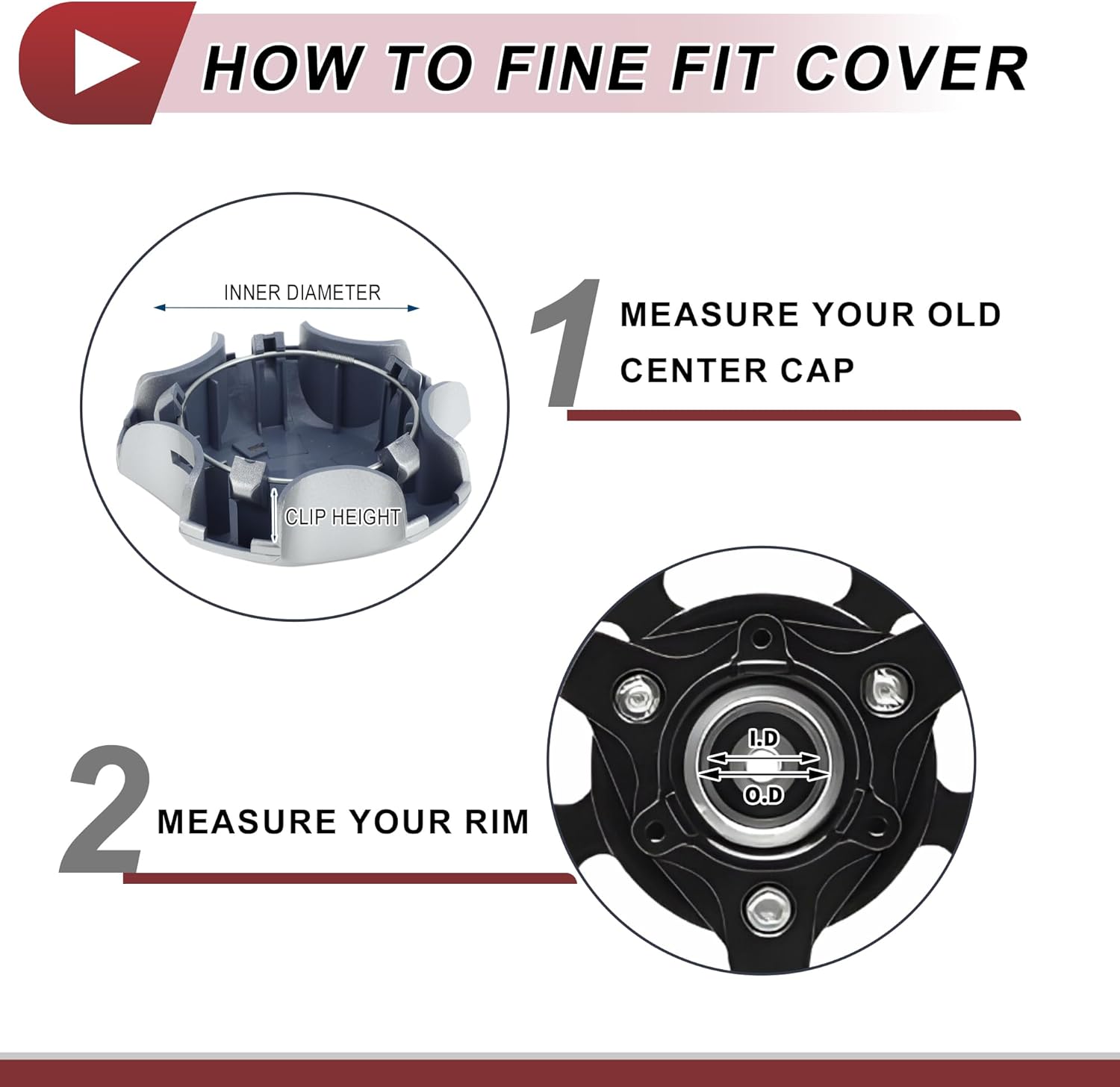 4 Pc Wheel Center Caps Hub Caps Rim Center Caps for Toyota Rav4 2006-2012 Wheel Caps Hubcap Center Covers No.4260B0R020 Silver Tone Plastic