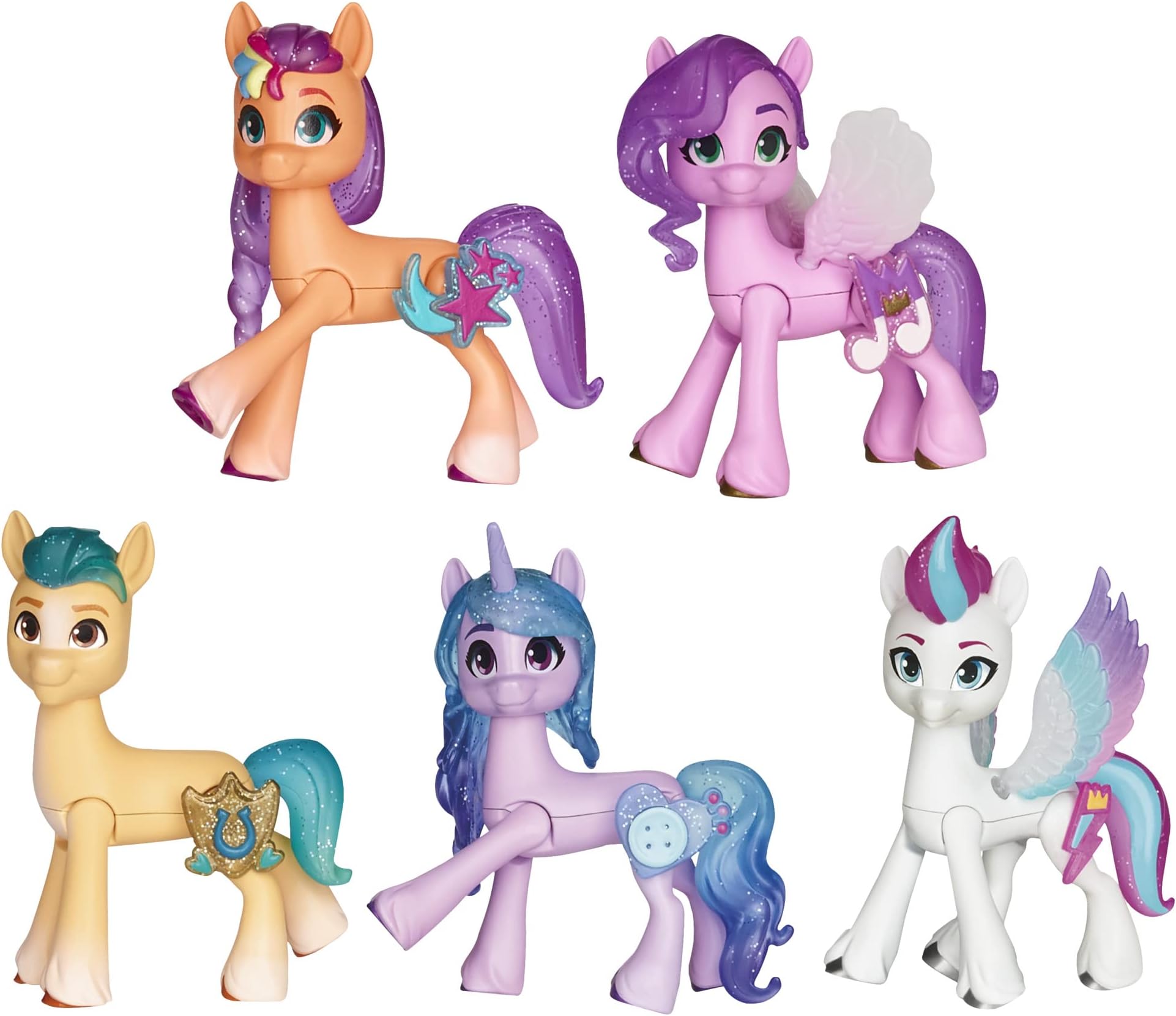 My Little Pony: Make Your Mark Toy Meet the Mane 5 Collection with 5 Ponies, Gift for Children Aged 3+